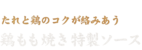 鶏もも焼き特製ソース